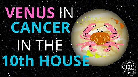 Venus in Cancer in the 10th House for Libra Ascendant | Libra Lagnesh in the 10th House