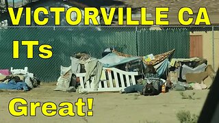 Victorville CA city tour - homeless problem - drug use - closed businesses - vandalism