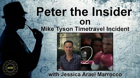 Timetraveler Ryan at a Mike Tyson boxing match - with Peter the Insider & @JessicaAraelMarrocco