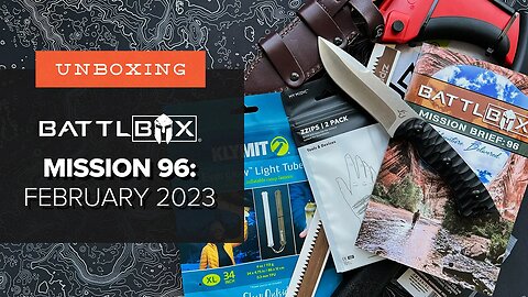 Outdoor Gear I Haven't Seen! - Unboxing Battlbox Mission 96 - Pro Plus - February 2023