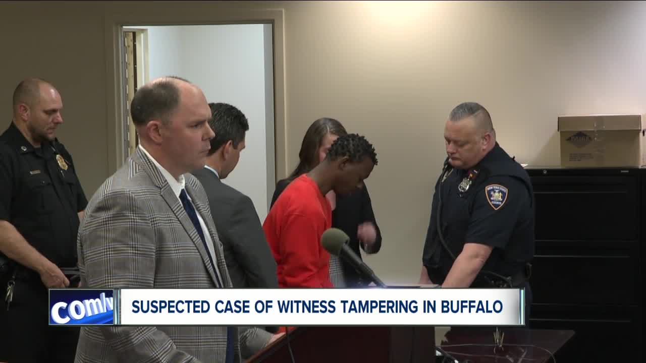 28-year-old Buffalo man arraigned on charges that include witness tampering