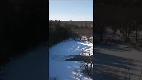 Flying My Drone To High Falls On Eels Creek #shorts #short #shortsvideo #shortvideo