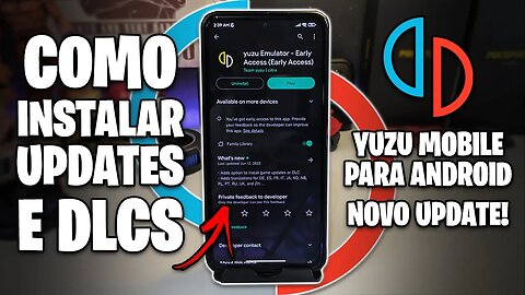 COMO INSTALAR UPDATES E DLCS NO YUZU PARA ANDROID! | NOVA ATUALIZAÇÃO DO YUZU MOBILE!