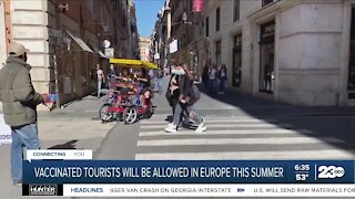 Vaccinated tourists will be allowed in Europe this summer