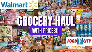 NEW GROCERY HAUL | WITH PRICES | 2 GROCERY HAULS !! WALMART | MAY 2022