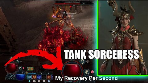 Diablo 4 Sorcerer Tank | How I tank Damage & fight close range with Sorcerer