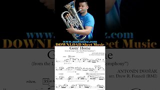 𝄞 vs 𝄢 Which one??? #dvorak #newworldsymphony #goinghome #trumpet #cornet #euphonium #comparison