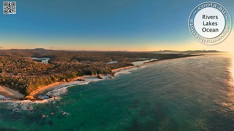 Betka Beach just after Sunrise 16 Aug 2023 drone 4k