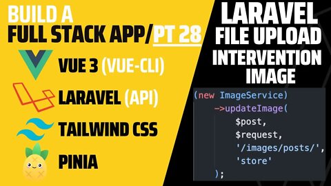 Laravel Intervention Image Tutorial | Laravel file upload | Laravel 9 | Laravel API | Pt 28