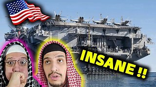 Life Inside World’s Largest 13 Billion $ Aircraft Carrier Arab Muslim Brothers Reaction