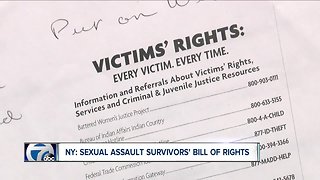 What's included in Gov. Cuomo's Sexual Assault Survivors' Bill of Rights?