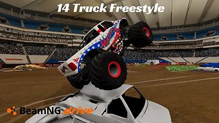 14 Truck Freestyle| Monster Jam Pontiac Silverdome 2006 | BeamNG.Drive Monster Jam