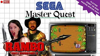 🔴LIVE | Rambo: First Blood Part II (1986) | The Sega Master Quest | Birthday Stream!!!