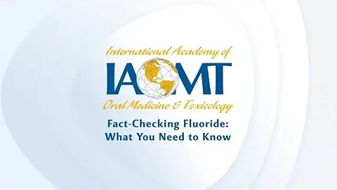 IAOMT: Fluoride Treatment, Fluoride Dangers? IAOMT Dental Advice.