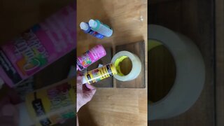 Create Chippy Paint with Packing Tape!!