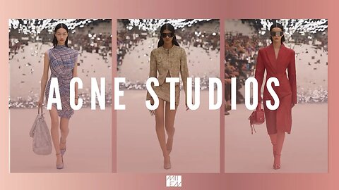 Acne Studios Spring Summer 2024 Fashion Show at Paris Fashion Week