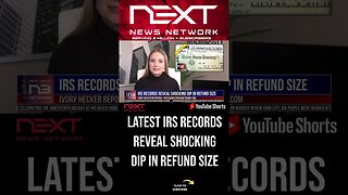 IRS Records Reveal Shocking Dip In Refund Size #shorts