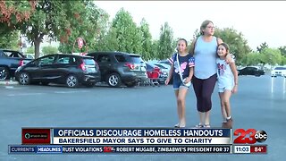 Bakersfield officials discourage homeless handouts