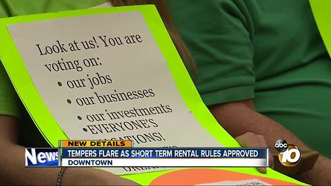 Tempers flare as short-term rental rules approved