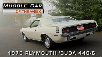 Muscle Car Of The Week Video Episode #186: 1970 Plymouth Cuda Convertible 440 4-Speed