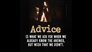 Advice is what we ask for when [GMG Originals]
