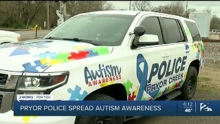 Pryor Creek Police Raise Autism Awareness With New Vehicle