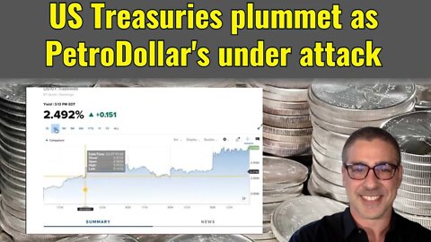US Treasuries plummet as PetroDollar's under attack, silver, Russia, gold, Rubles (Chris Marcus)