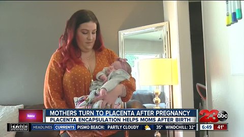 Mothers turn to placenta after pregnancy