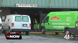 SUV smashes into Olathe strip mall