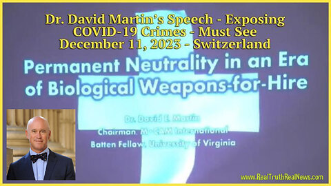 🎯 Dr. David E. Martin Reveals That COVID-19 Crimes Have Been in the Making For DECADES