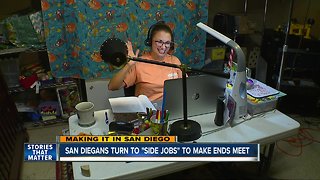 Making it in San Diego: "Side Jobs" help people make ends meet