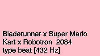 Bladerunner x Super Mario Kart x Robotron 2084 type beat