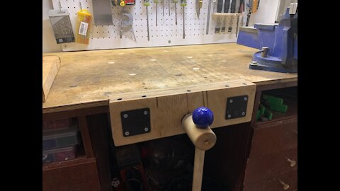 Making a Woodworking Vice Bench with Quick Release