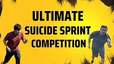 Who Will Win? Me or My Brother in the Ultimate Suicide Sprint?