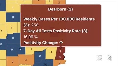 Southeast Indiana counties seeing a surge in COVID-19 cases