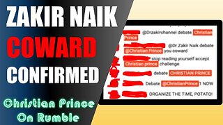 Christian Prince Viewers Challenges Dr. Zakir Naik to Debate! No Response