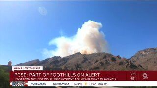 Foothills on alert to evacuate due to Bighorn fire