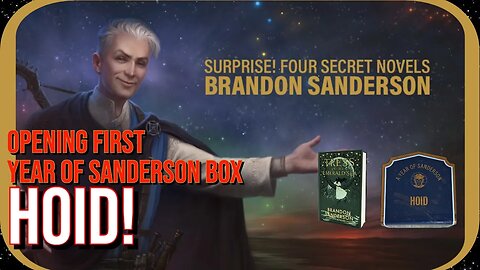 A Year of Sanderson Box #1 HOID! Lets See What's Inside! Kickstarter Box Opening!