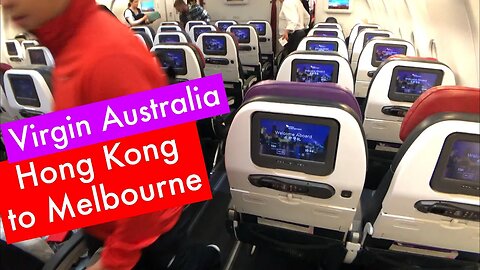 NEVER GET HUNGRY | Virgin Australia ECONOMY Class: VA68 Hong Kong to Melbourne (A330-200)