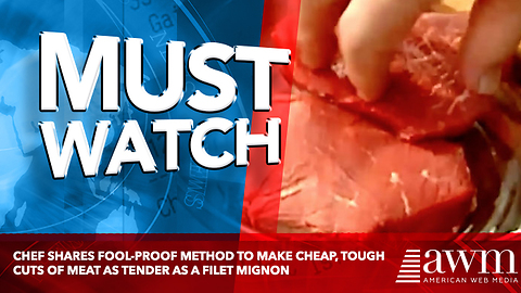 Chef Shares Fool-Proof Method To Make Cheap, Tough Cuts Of Meat As Tender As A Filet Mignon