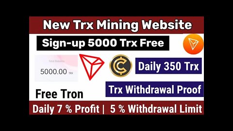 new trx cloud mining site2022,how to make trx cloud mining 2022