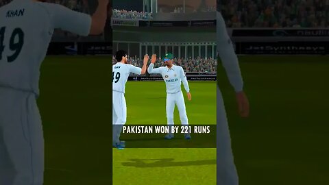 pak win by 221 runs 😳 #youtubeshorts #cricketgame #shortsfeed #cricket #ytshorts #rc22 #rc22