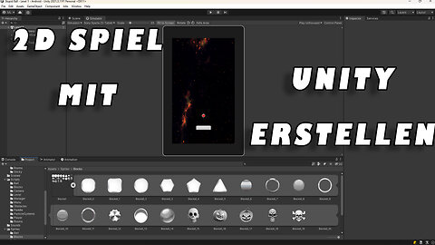 2D Spiel mit Unity programmieren - Create a 2D Game with Unity - Heute war nix los