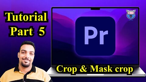 Premiere pro tutorial - How to crop and a clip or picture and mask it (part 5 )