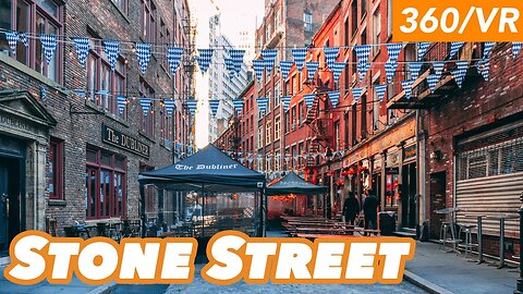 Oldest Street in New York City: Stone Street (360/VR Tour)