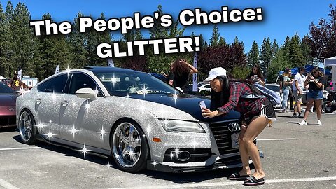 SHE COULDN’T RESIST ALL THAT GLITTER | Our First Car Show Win!