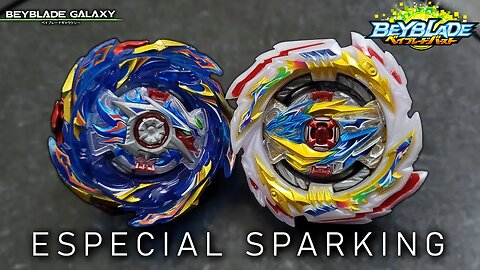 HELIOS VOLCANO .OH.Zn'+Z vs TEMPEST DRAGON .Cm 1A (Especial Sparking) - Beyblade Burst ベイブレードバースト