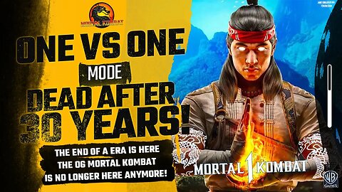 Mortal Kombat 1: One Vs One Feature DEAD AT 30 CONFIRMED by PLAYSTATION!