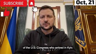 Vladimir Zelensky Explanations October 21 2022 (Subtitle)