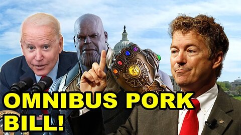 Government WASTED your money on the Thanos Snap! Rand Paul EXPOSES pork in Omnibus Spending Bill!